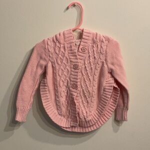 Baby girls Joe Fresh Pink Cable Knit Sweater